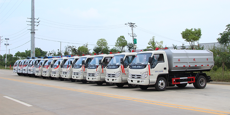 4臺壓縮垃圾車、8臺密封垃圾車案例